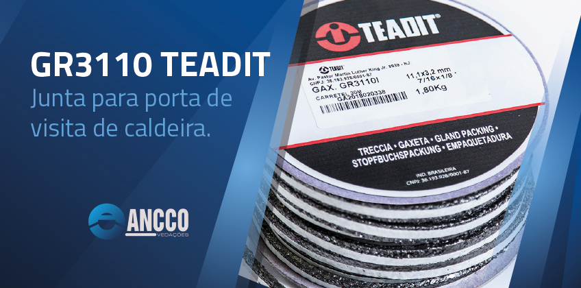 Junta para porta de visita de caldeira - GR3110 TEADIT