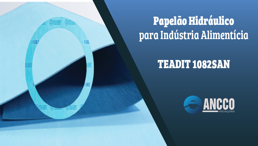 Papelão hidráulico para indústria alimentícia – TEADIT 1082SAN